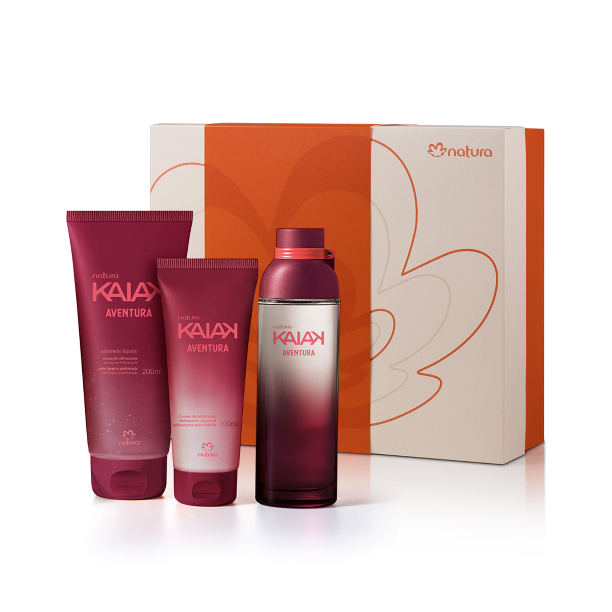 Presente Natura Kaiak Aventura Feminino (3 produtos) Presente Natura Kaiak Aventura Feminino (3 produtos)