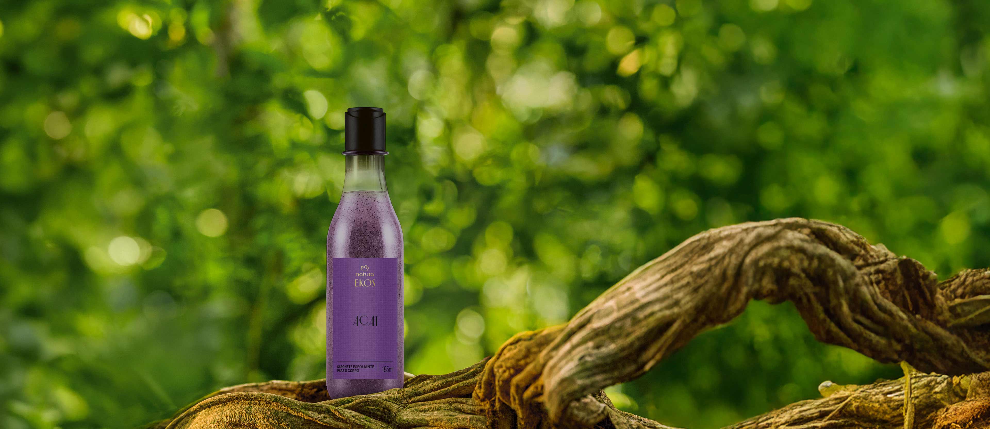 Sabonete Líquido Esfoliante para o Corpo Ekos Açaí