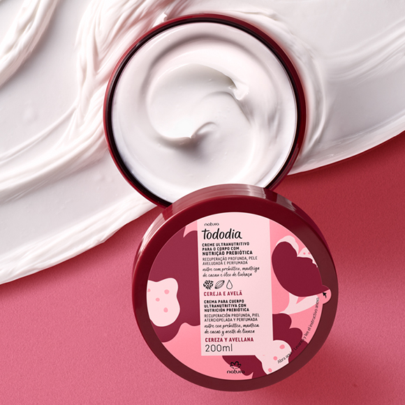 Creme Ultranutritivo para o Corpo Tododia Cereja e Avelã