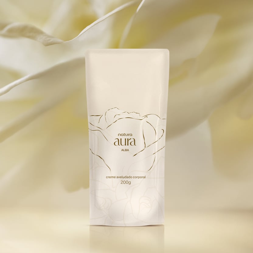 Refil Creme Aveludado Corporal Natura Aura Alba