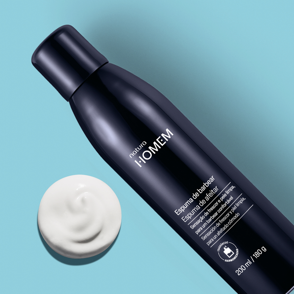 Espuma de Barbear Natura Homem