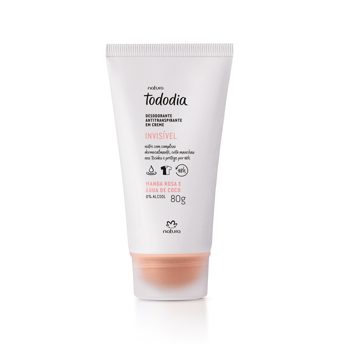 Desodorante Antitranspirante em Creme Tododia Manga Rosa e Água de Coco 80 g
