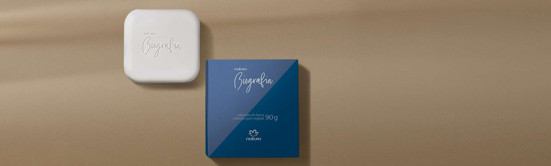Sabonete em Barra Cremoso Puro Vegetal Biografia Masculino