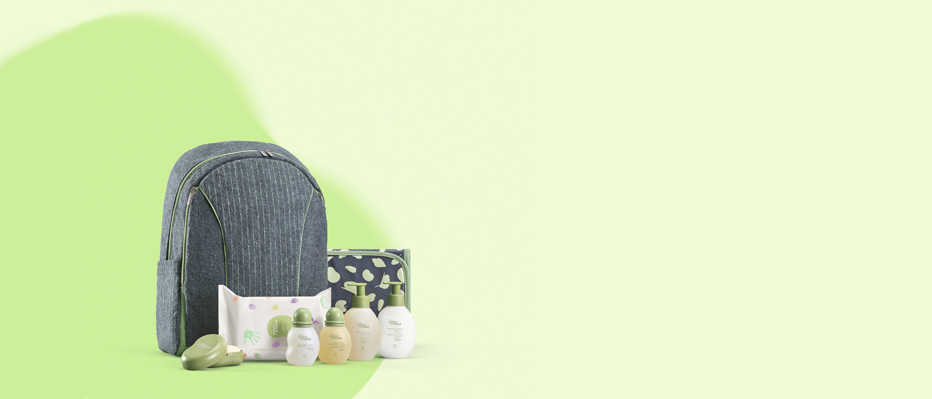 Conjunto Papai e Bebê com Mochila