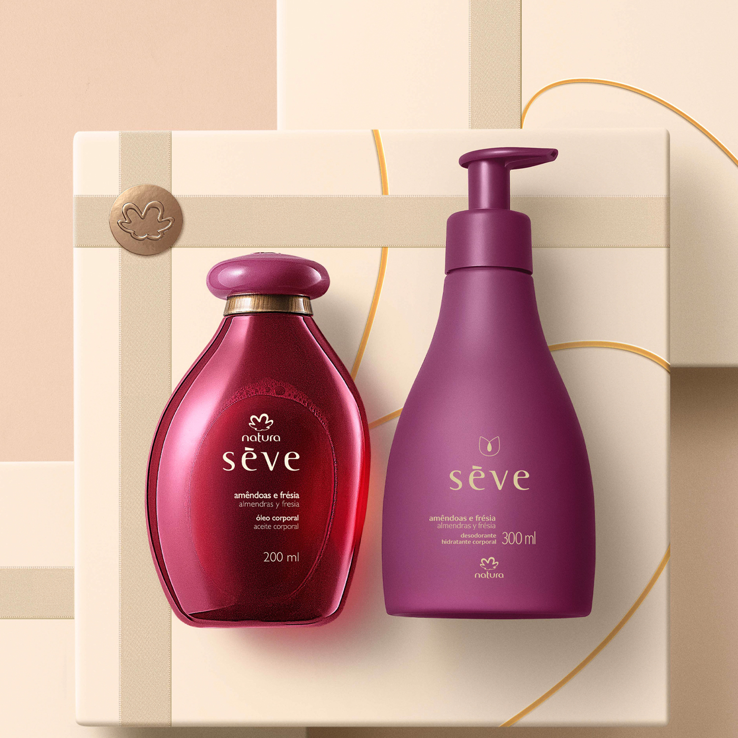 Presente Natura Sève Amêndoas e Frésia (2 produtos)