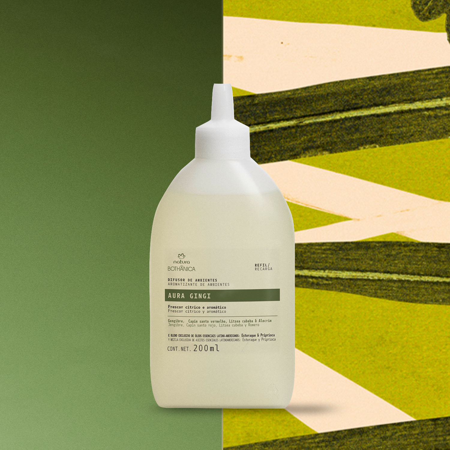 Refil Difusor de Ambiente Natura Bothânica Aura Gingi