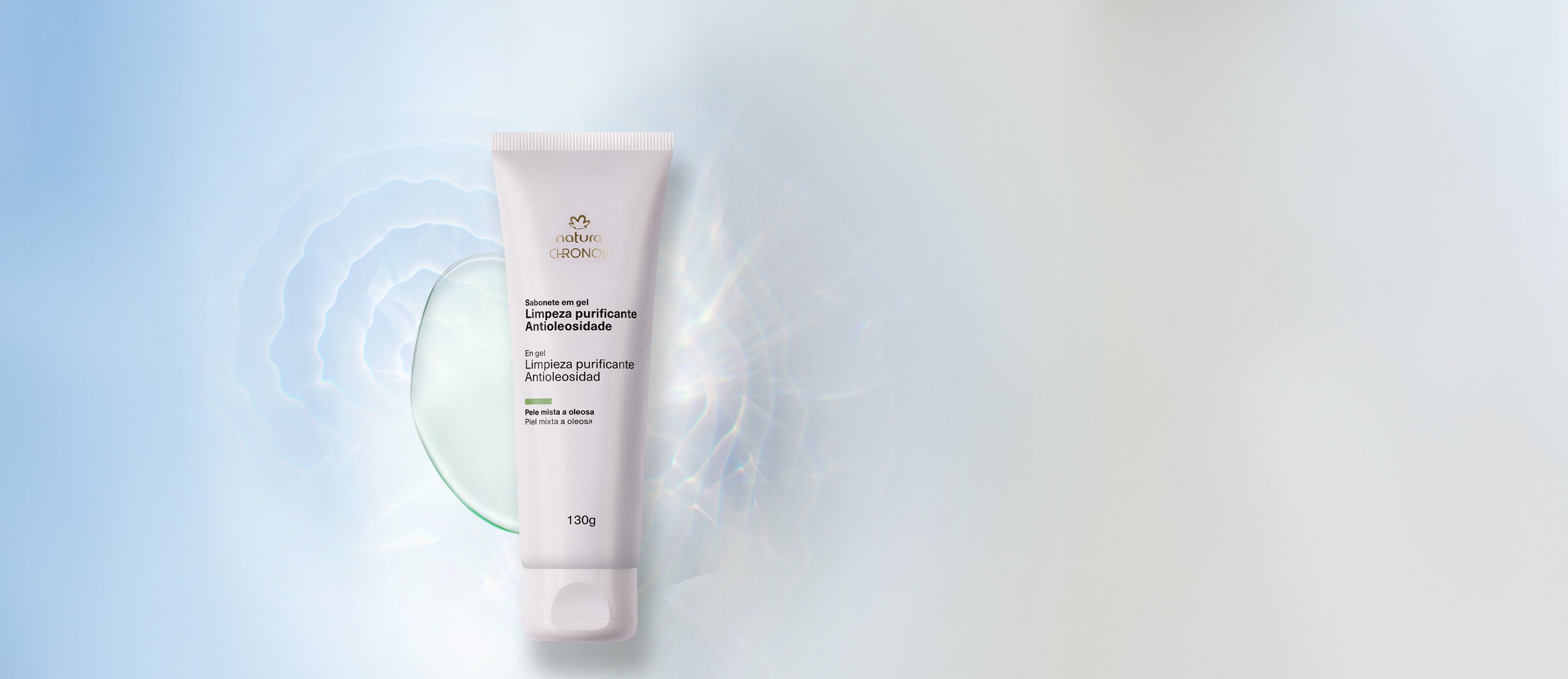 Sabonete em Gel Limpeza Purificante Antioleosidade Chronos Derma