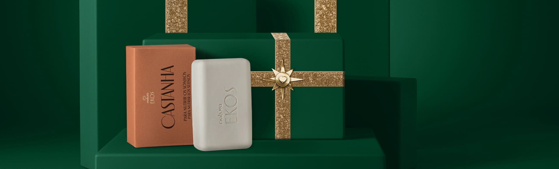 Sabonete em Barra Puro Vegetal Ekos Castanha