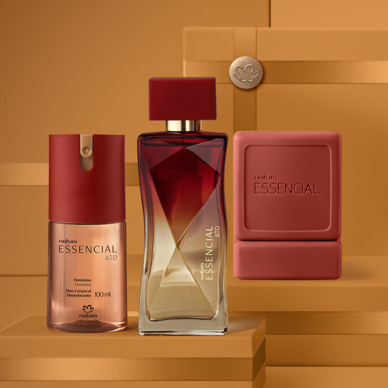 Presente Natura Essencial Ato Feminino (3 produtos)