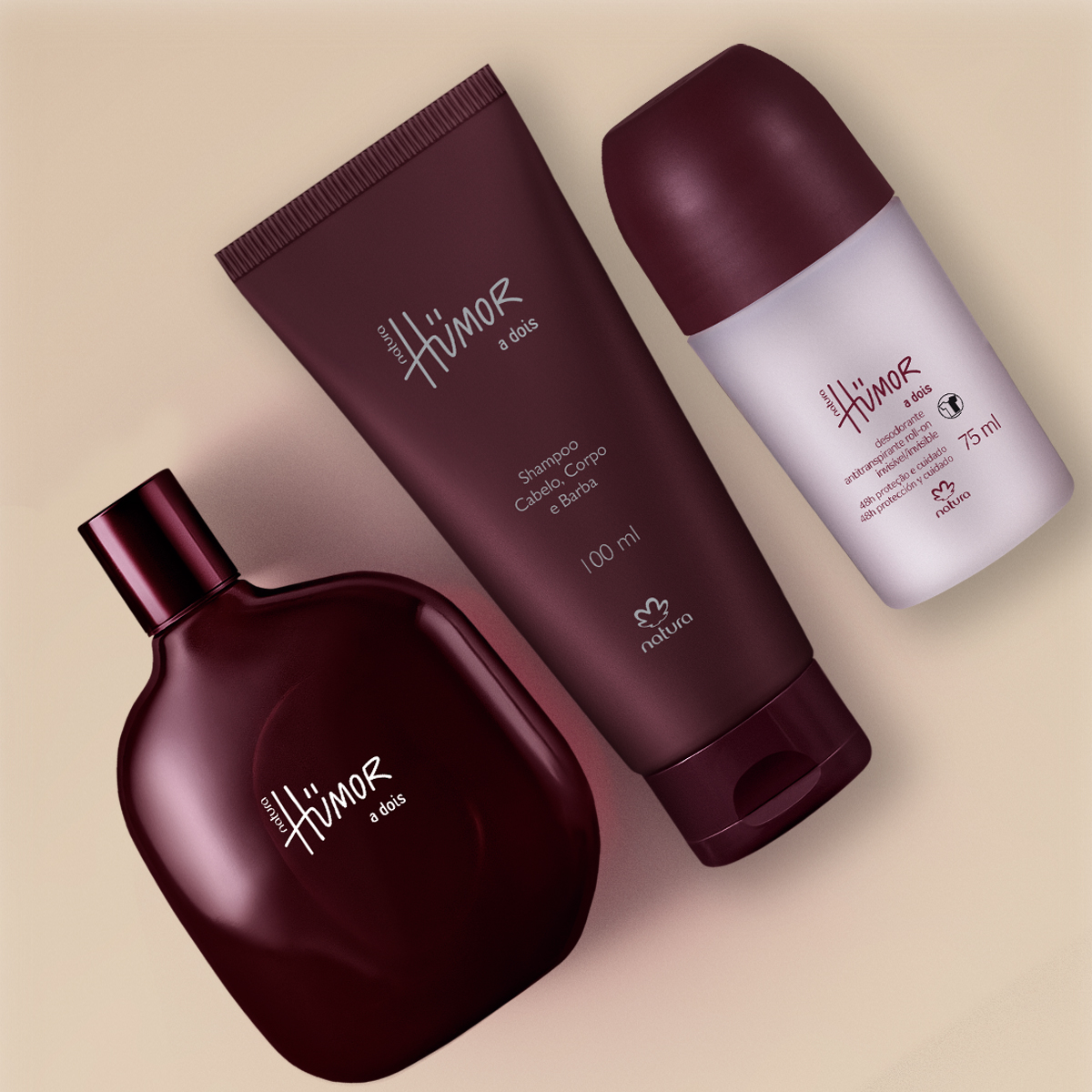 Presente Natura Humor a Dois Masculino (3 produtos)