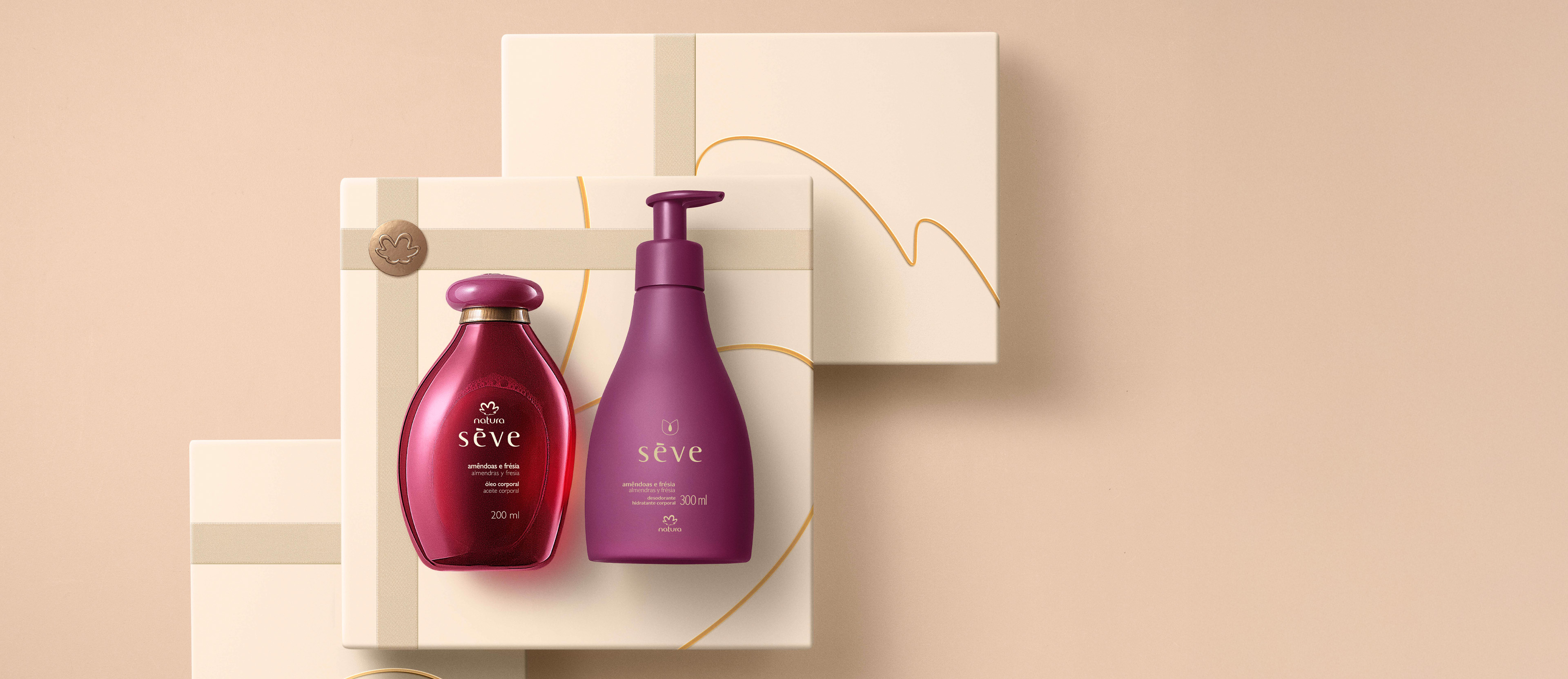Presente Natura Sève Amêndoas e Frésia (2 produtos)