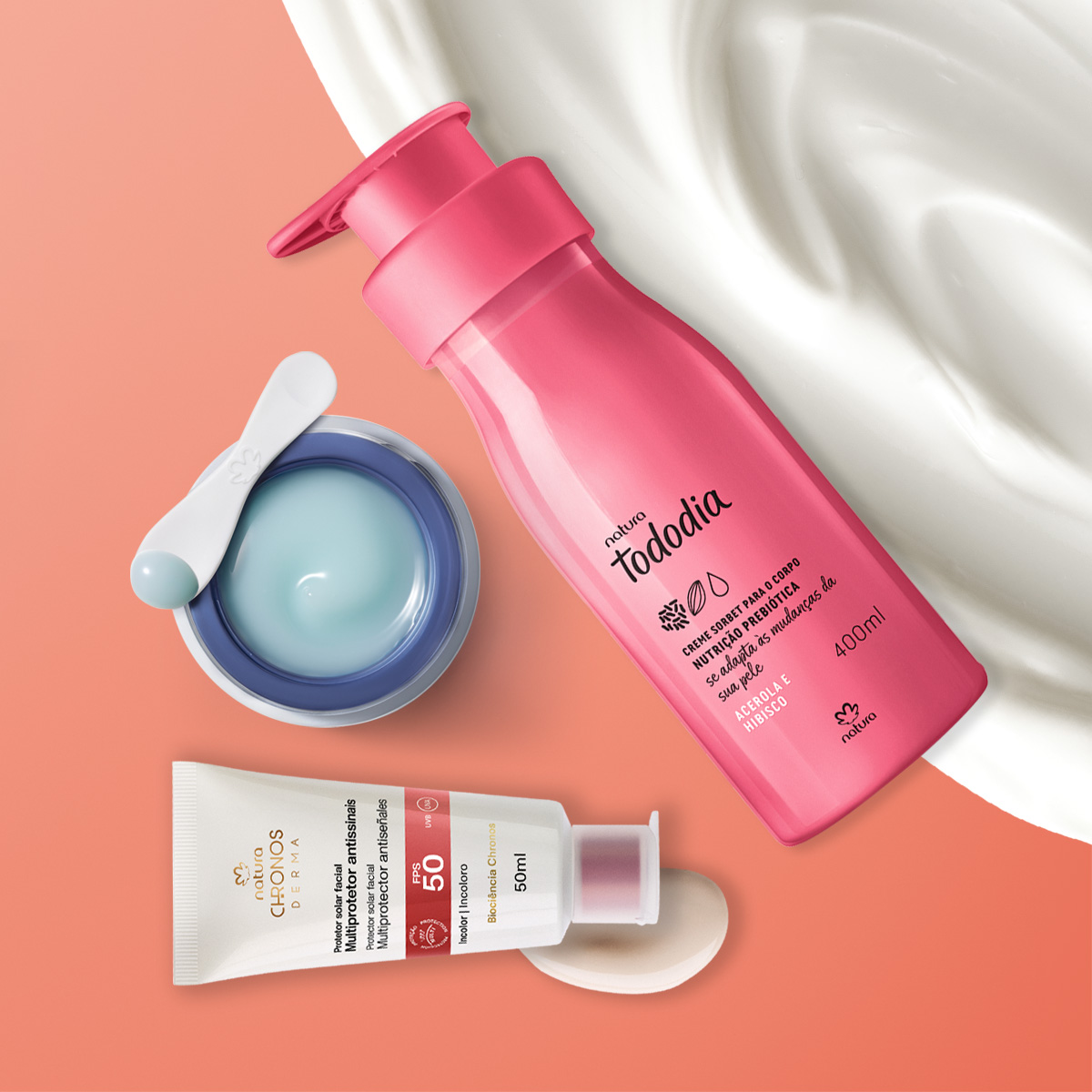 Kit Verão Chronos Derma e Tododia Acerola e Hibisco