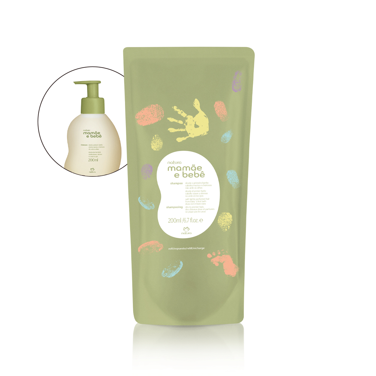 Refil Shampoo Mamãe e Bebê