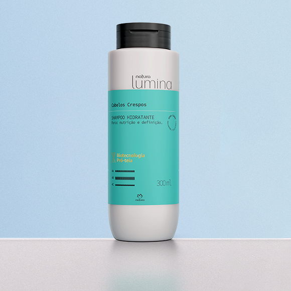 Shampoo Hidratante para Cabelos Crespos Lumina