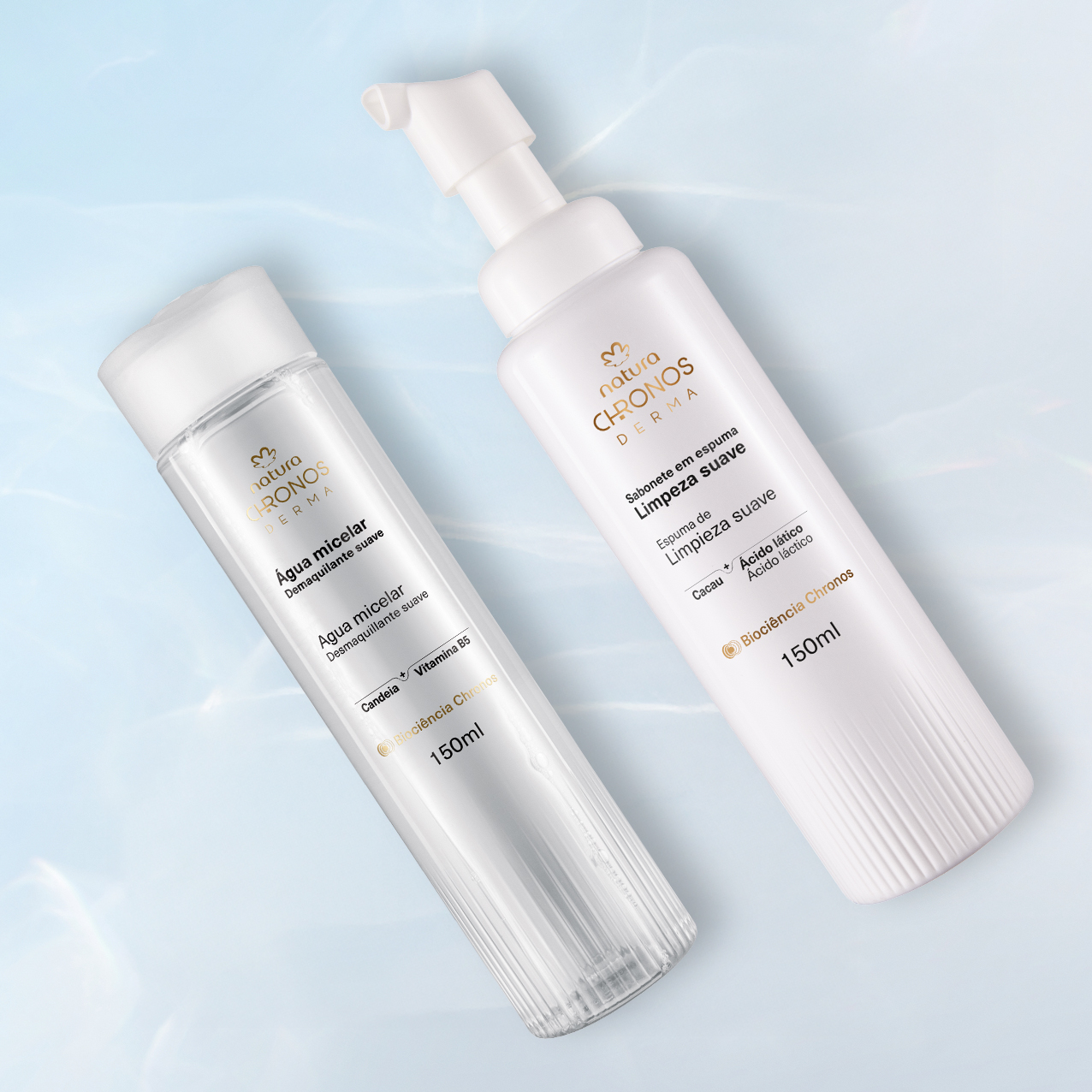 Kit Limpeza Suave Chronos Derma (2 produtos)