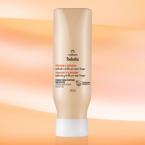 Creme para Pentear Nutritivo Tododia Pêssego e Amêndoa 180 ml