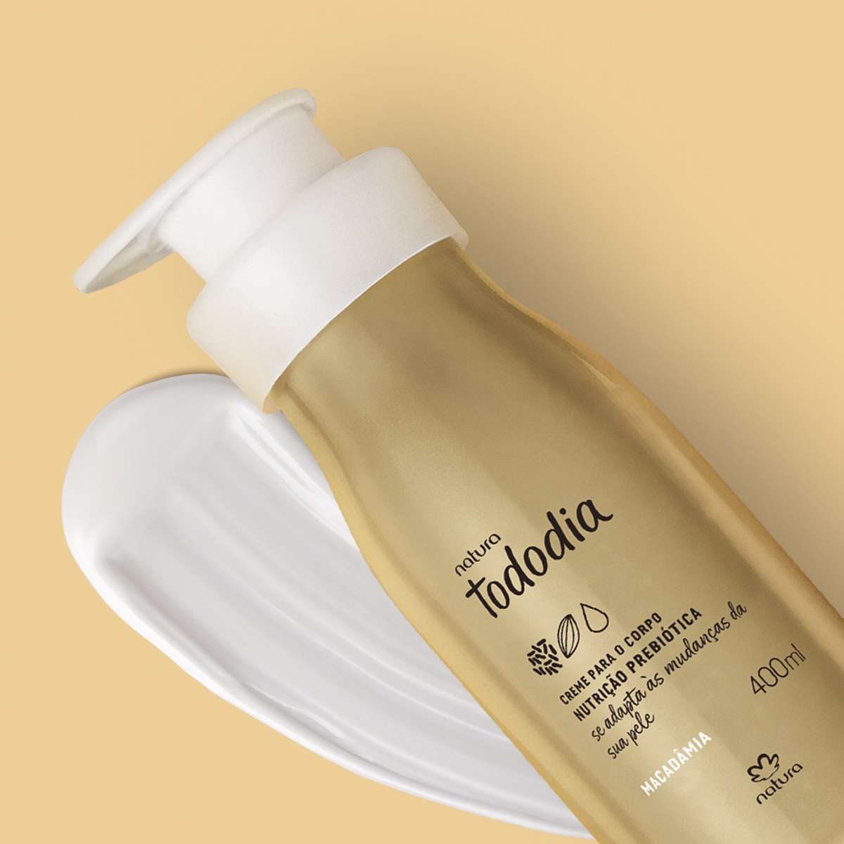 Creme Desodorante Nutritivo Para o Corpo Tododia Macadâmia