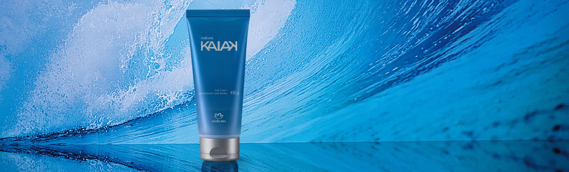 Gel 2 em 1 para Barbear e Pós Barba Kaiak