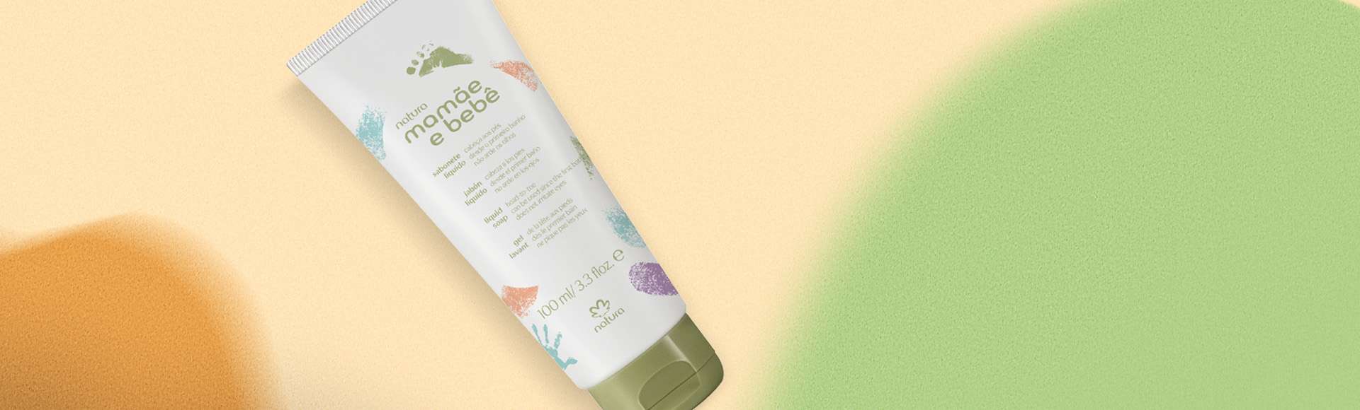 Sabonete Líquido da Cabeça aos Pés Mamãe e Bebê 100 ml