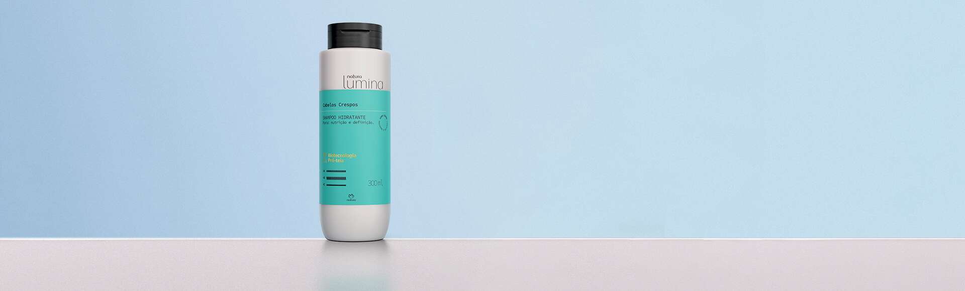 Shampoo Hidratante para Cabelos Crespos Lumina