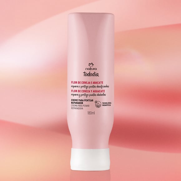 Creme para Pentear Reparador Tododia Flor de Cereja e Abacate 180 ml