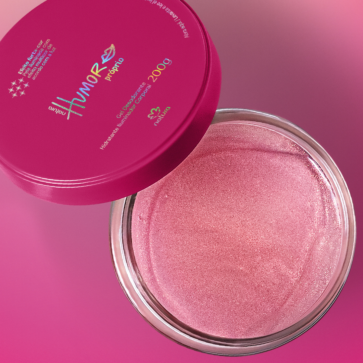 Desodorante Hidratante Corporal Gel Iluminador Humor Próprio