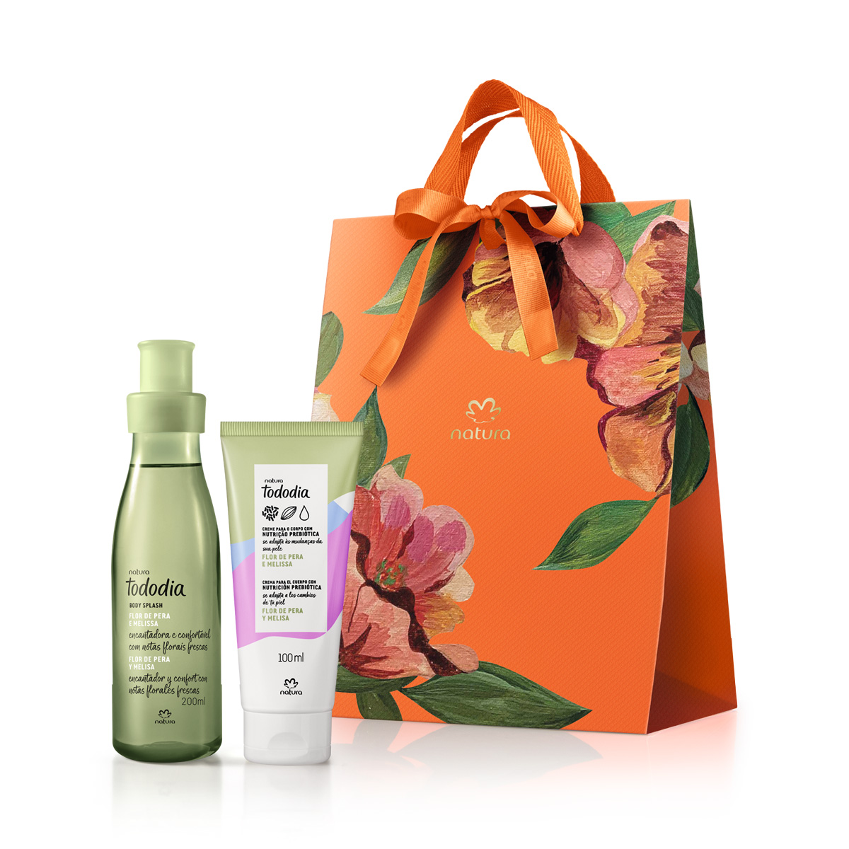 Presente Dia das Mães Tododia Hidratação e Perfumação Flor de Pêra e Melissa