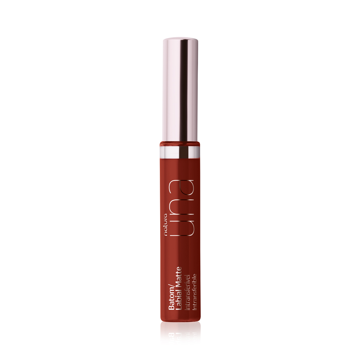 Batom Líquido Matte Intransferível Una 7 ml Rouge 6m
