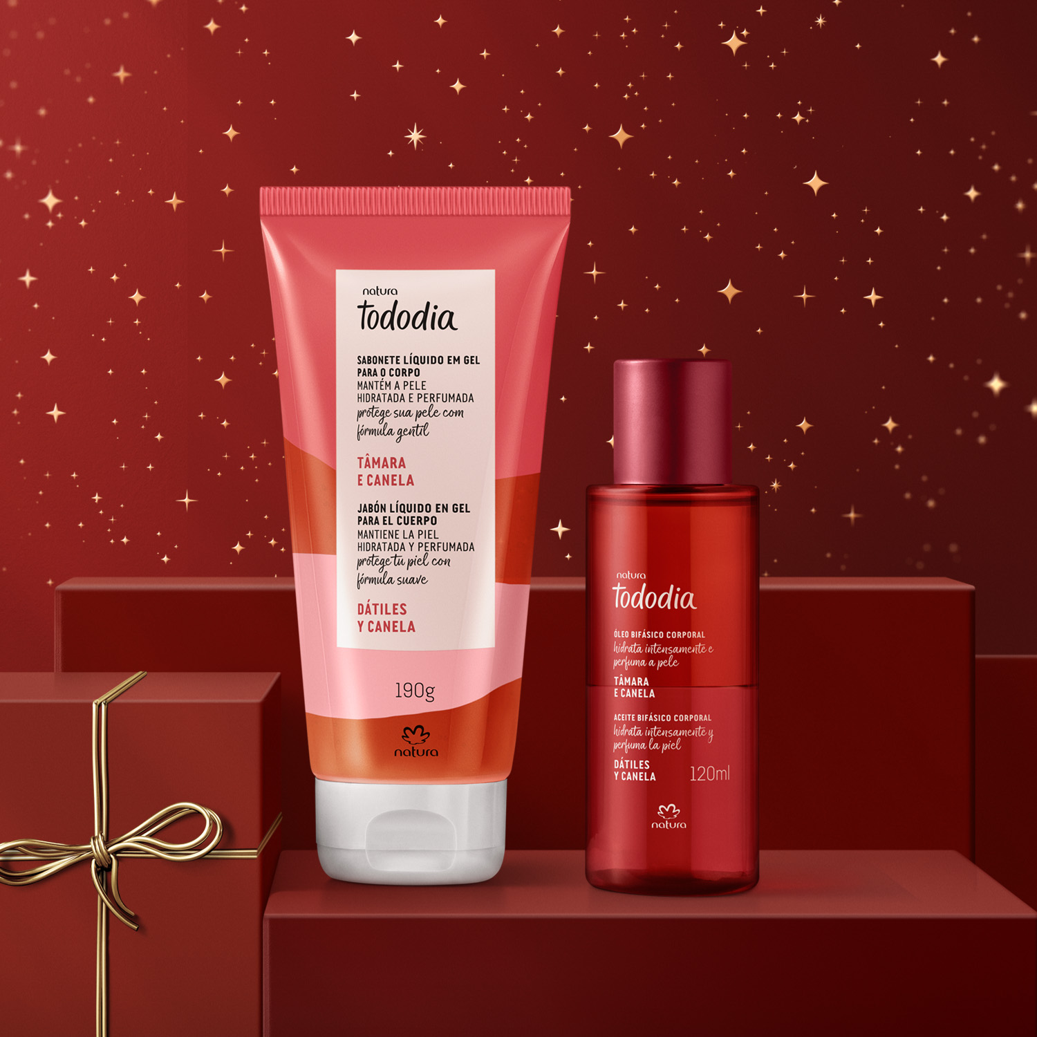 Presente Natura Tododia Tâmara e Canela (2 produtos)