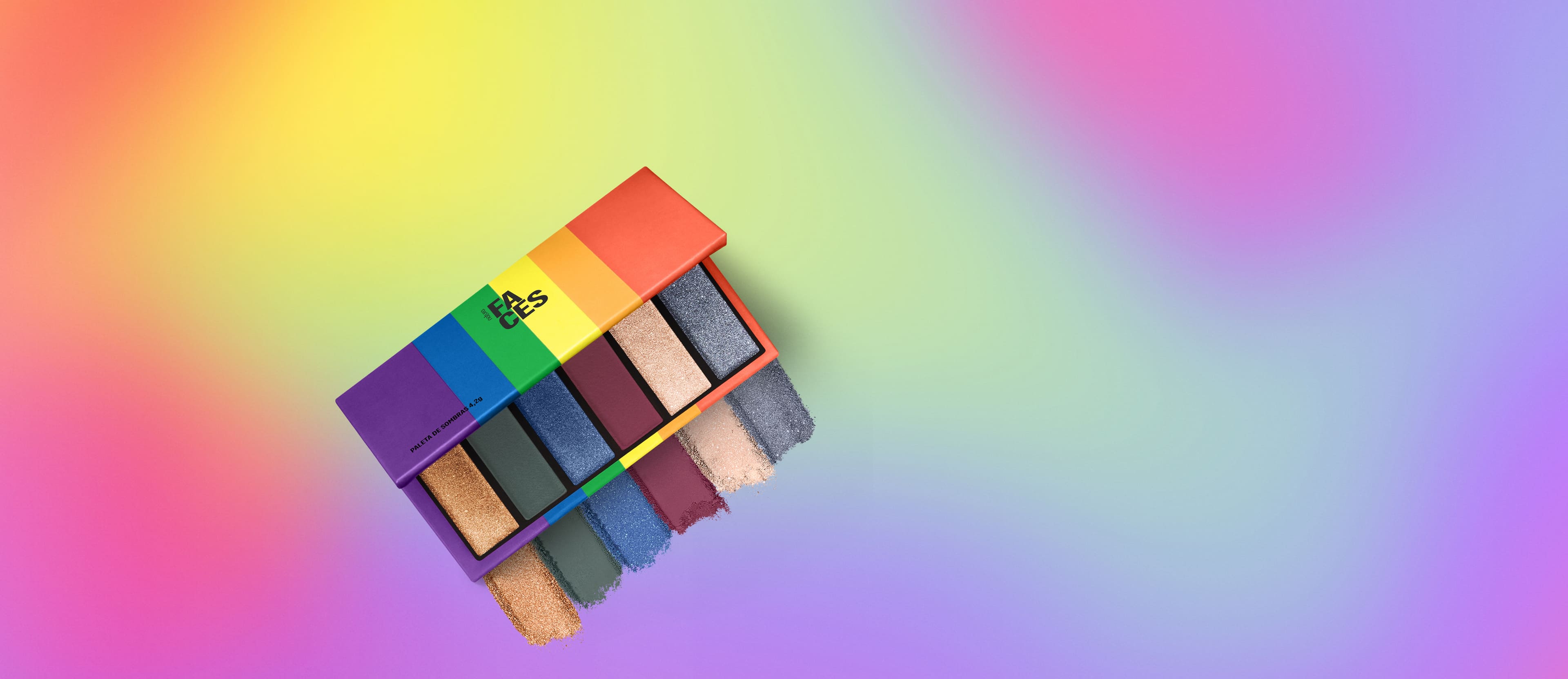 Paleta de Sombras Faces (6 cores)