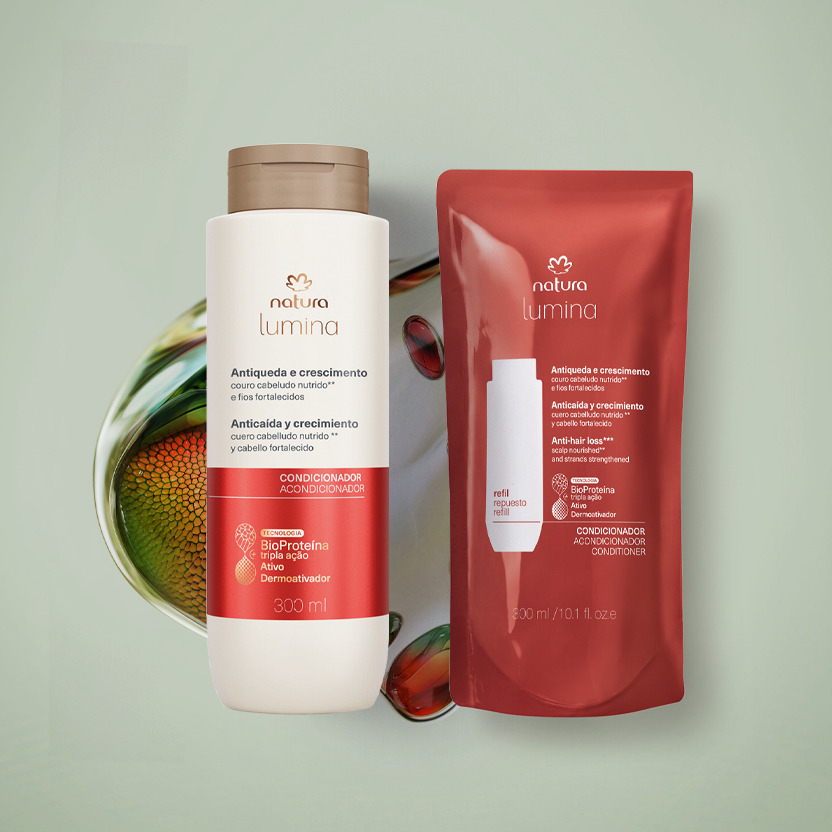 Kit Condicionador Antiqueda e Crescimento Lumina com Refil