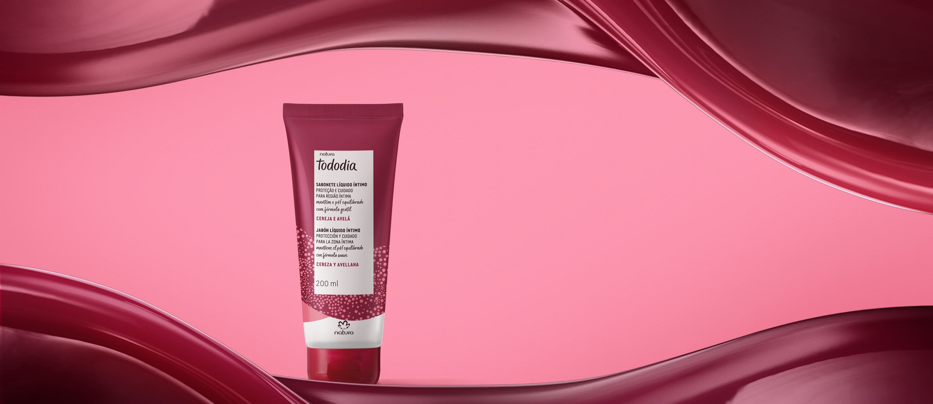Sabonete Líquido Íntimo Tododia Cereja e Avelã