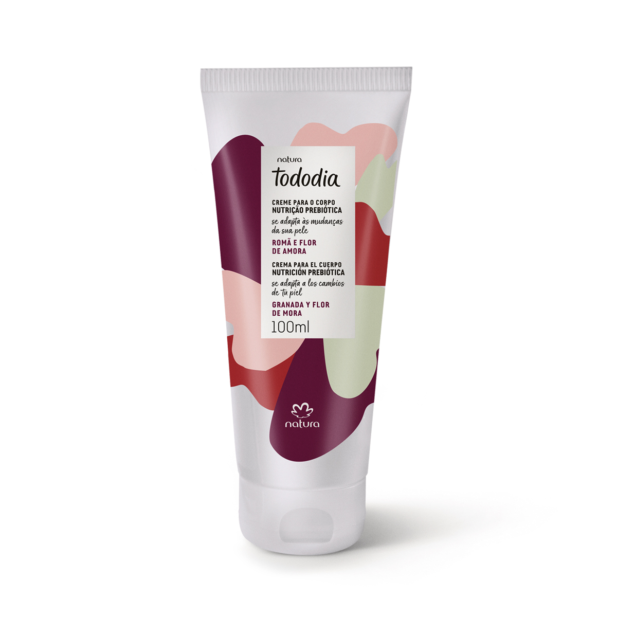 Creme Desodorante Nutritivo Para o Corpo Tododia Romã e Flor de Amora 100 ml