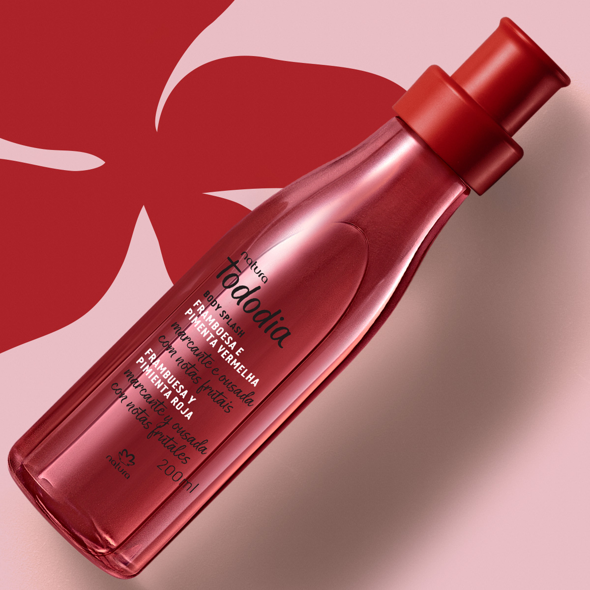 Tododia Framboesa e Pimenta Vermelha Body Splash Desodorante Colônia Feminino