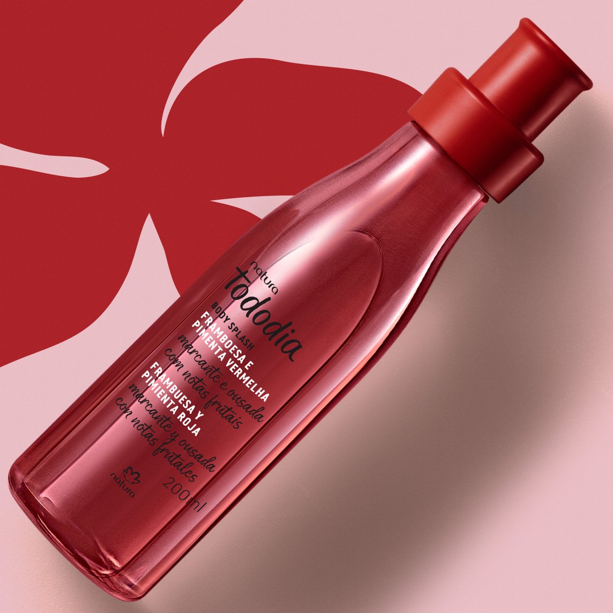 Tododia Framboesa e Pimenta Vermelha Body Splash Desodorante Colônia Feminino