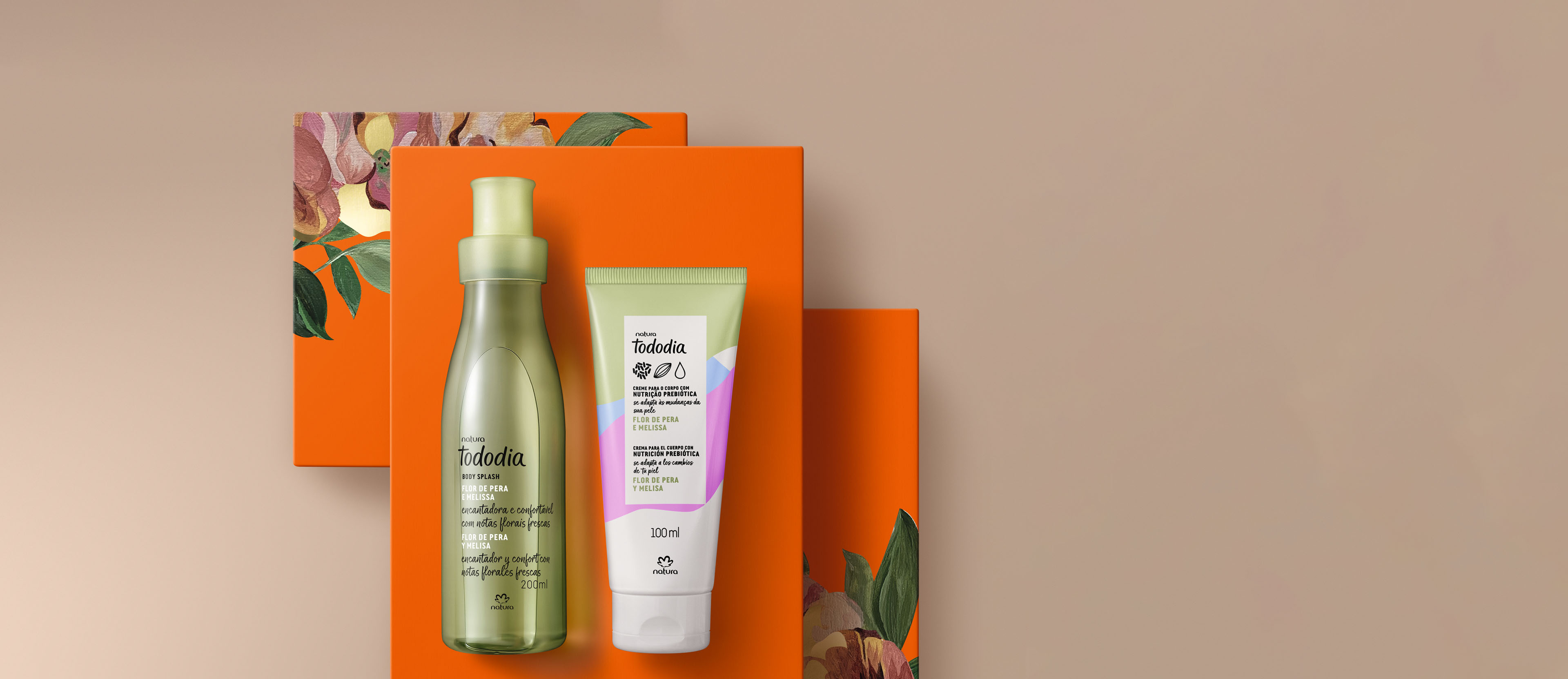 Presente Dia das Mães Tododia Hidratação e Perfumação Flor de Pêra e Melissa