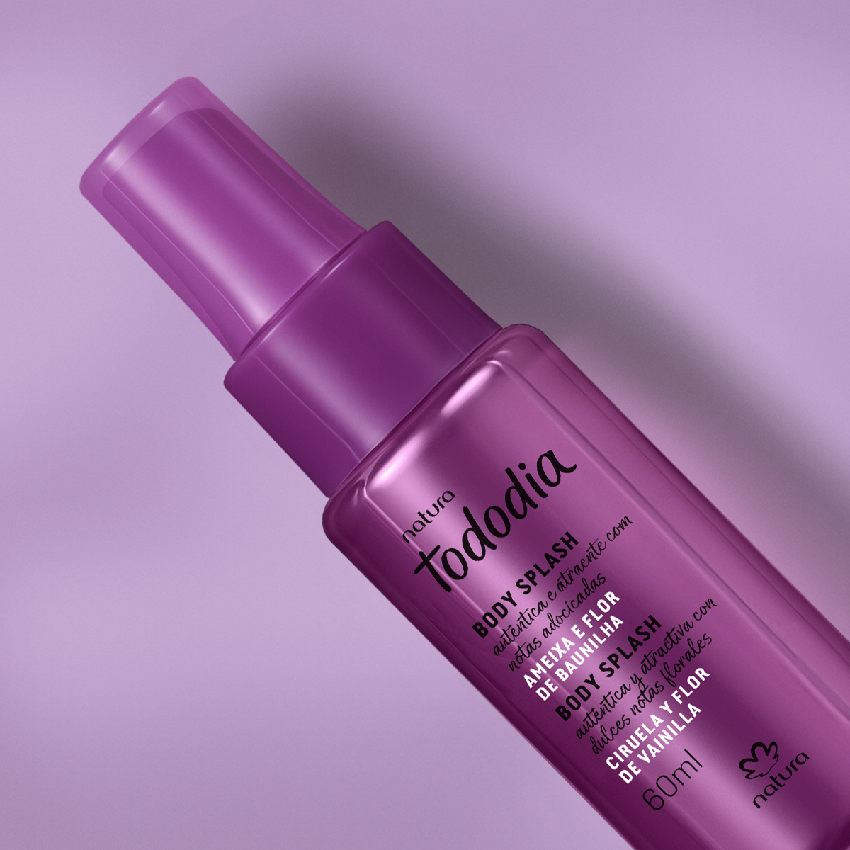 Body Splash Tododia Ameixa e Flor de Baunilha 60 ml