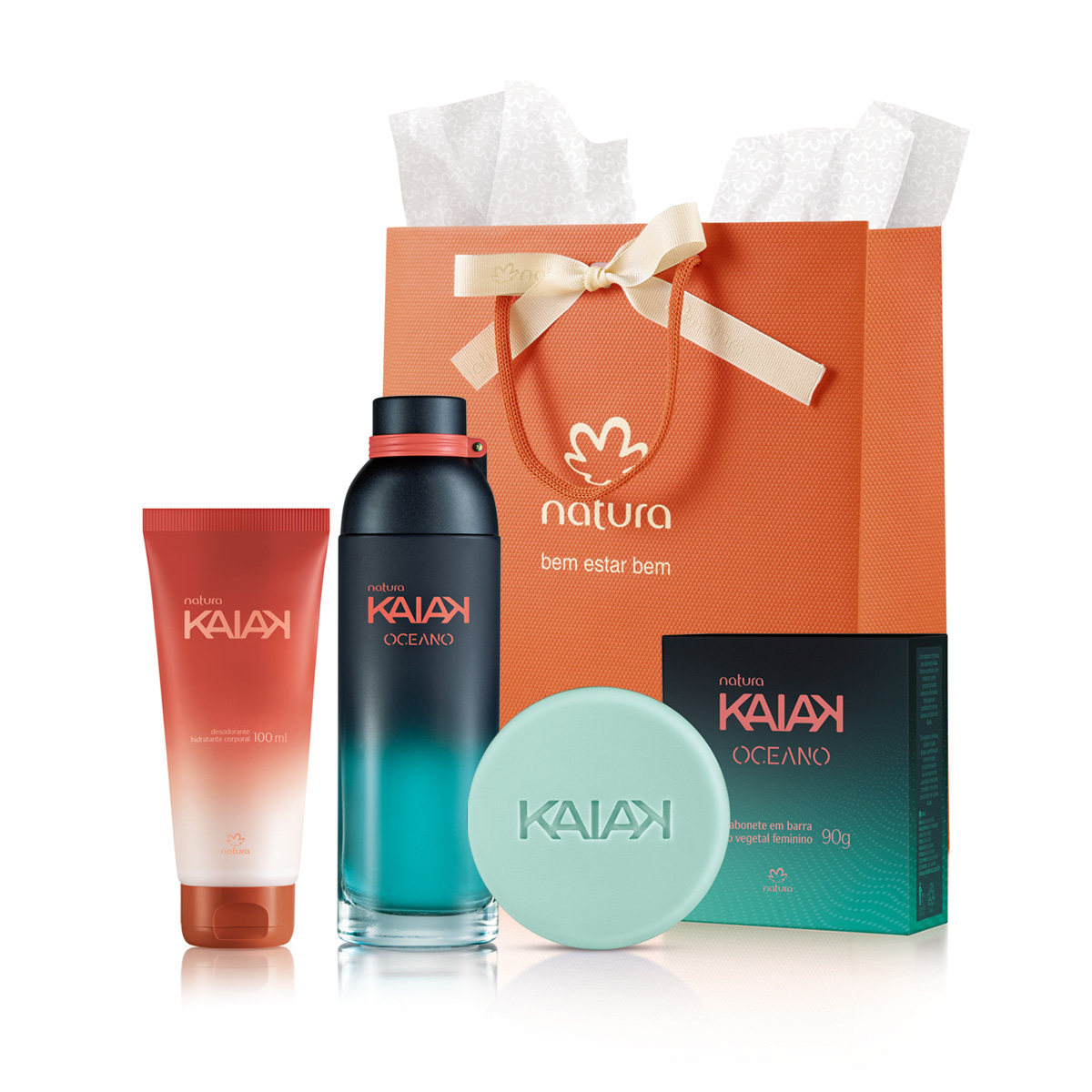 Presente Natura Kaiak Oceano Feminino (3 produtos)