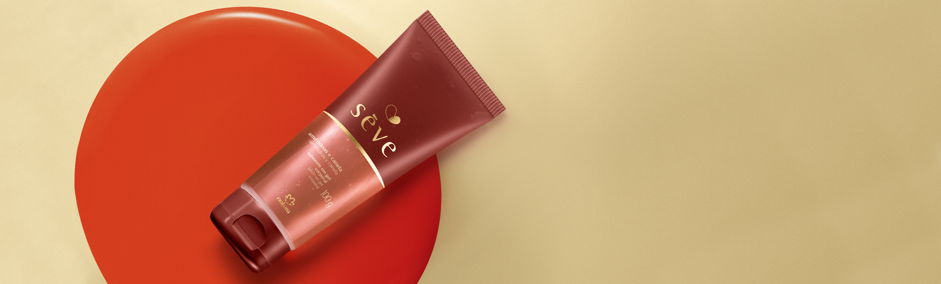 Sabonete Líquido Corporal Sève Amêndoas e Canela 100 ml