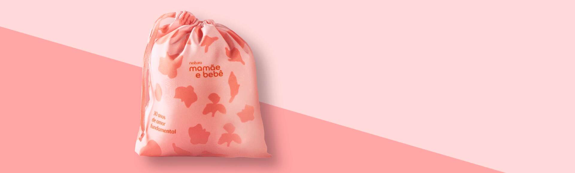 Nécessaire Saquinho Momento Gestante Mamãe e Bebê