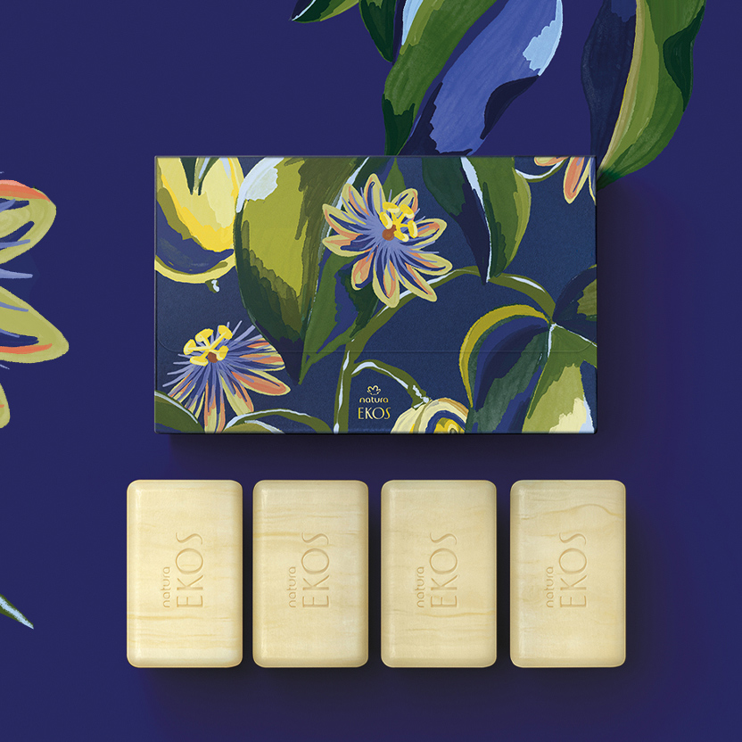 Sabonete em Barra Cremoso Ekos Maracujá Natureza dos Sonhos