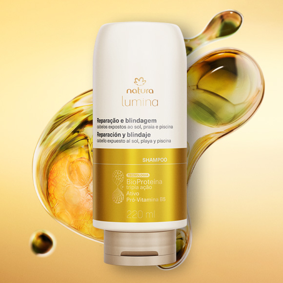 Shampoo Revitalizante para Reparação e Blindagem