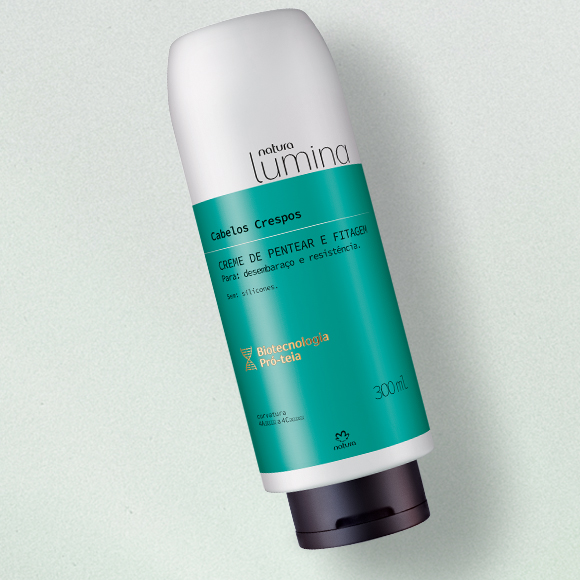 Creme para Pentear e Fitagem para Cabelos Crespos Lumina