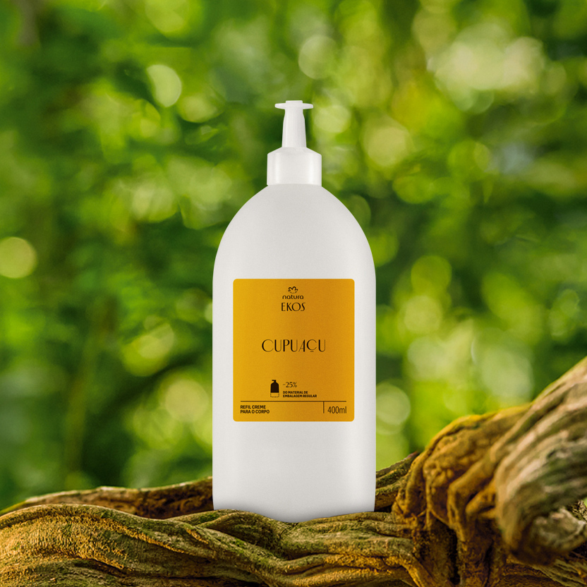 Refil Creme Desodorante Hidratante para o Corpo Ekos Cupuaçu