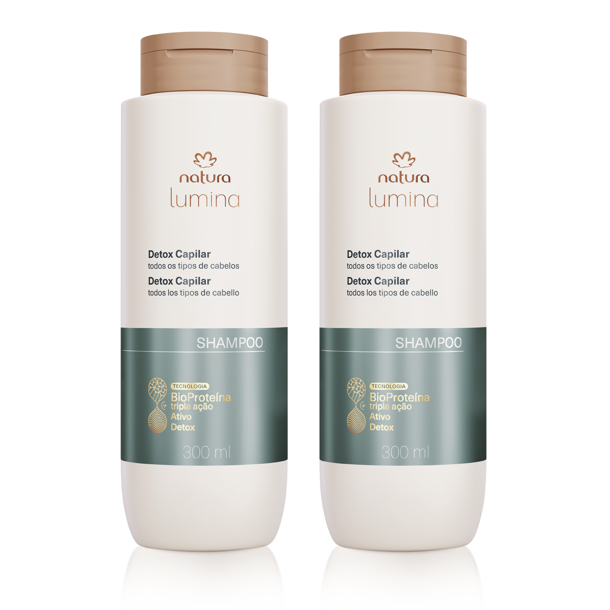 Kit Lumina Shampoo Detox Capilar 2 un de 300 ml