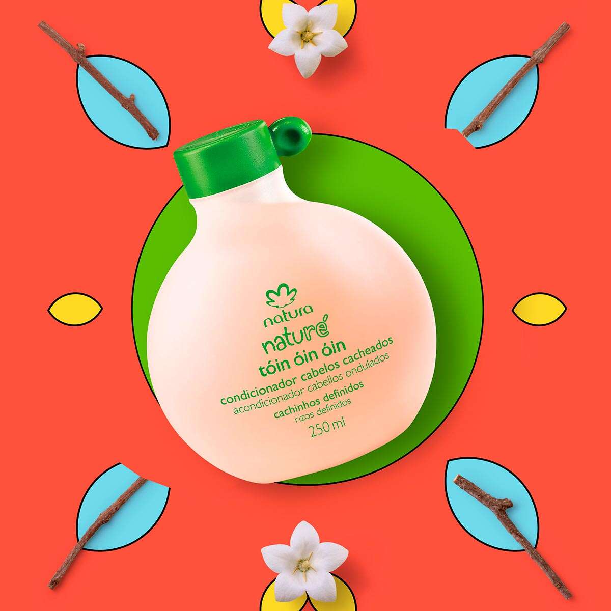 Condicionador Cabelos Cacheados Tóin Óin Óin Natura Naturé