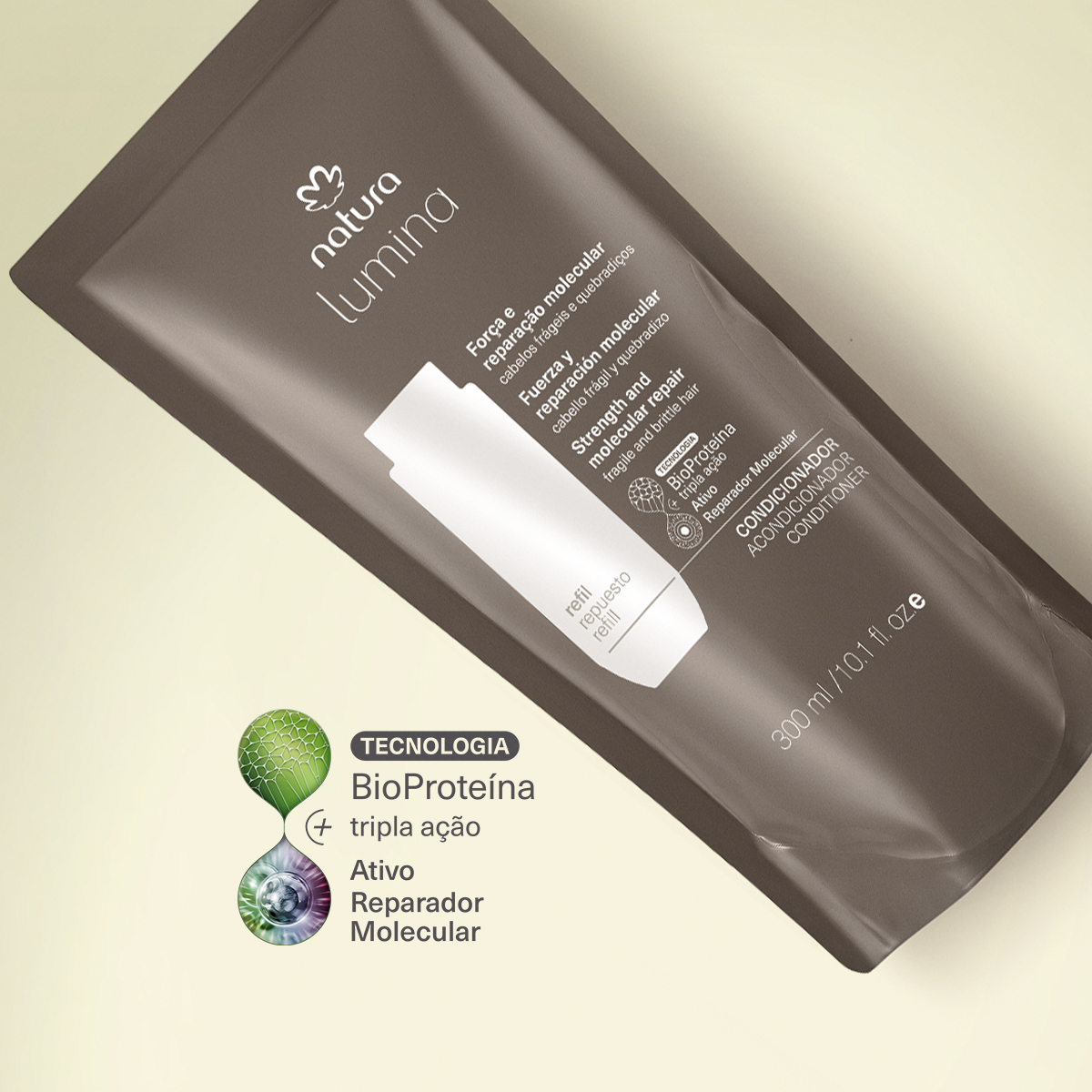 Refil Condicionador Força e Reparação Molecular