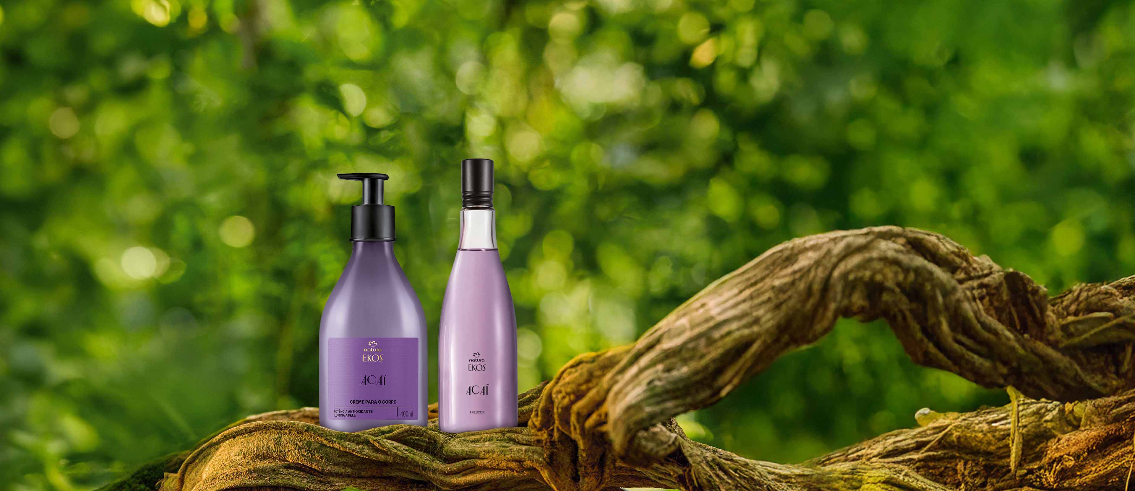 Kit Ekos Açaí Creme para o Corpo e Frescor