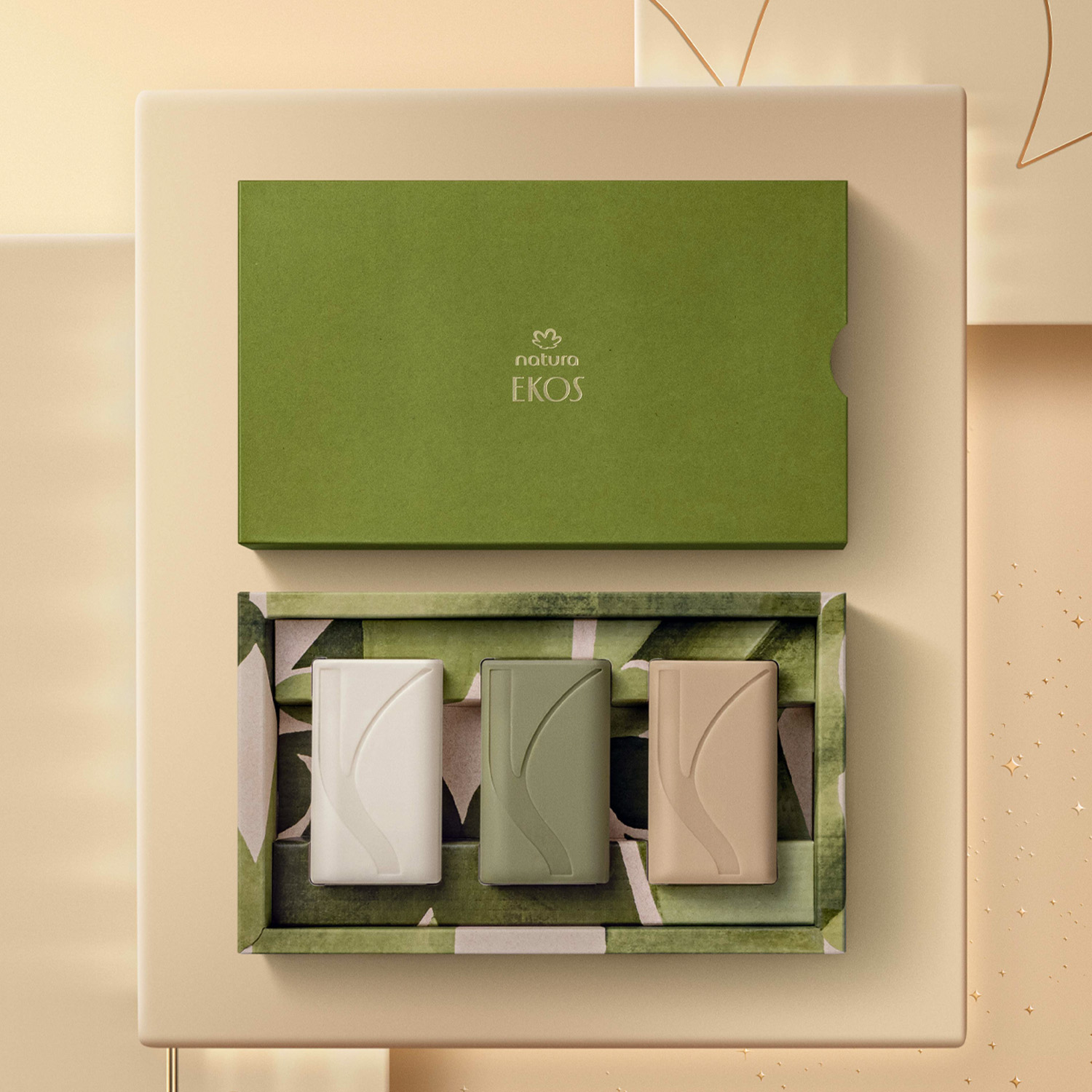 Presente Natura Ekos Ryos Sabonetes (3 unidades)