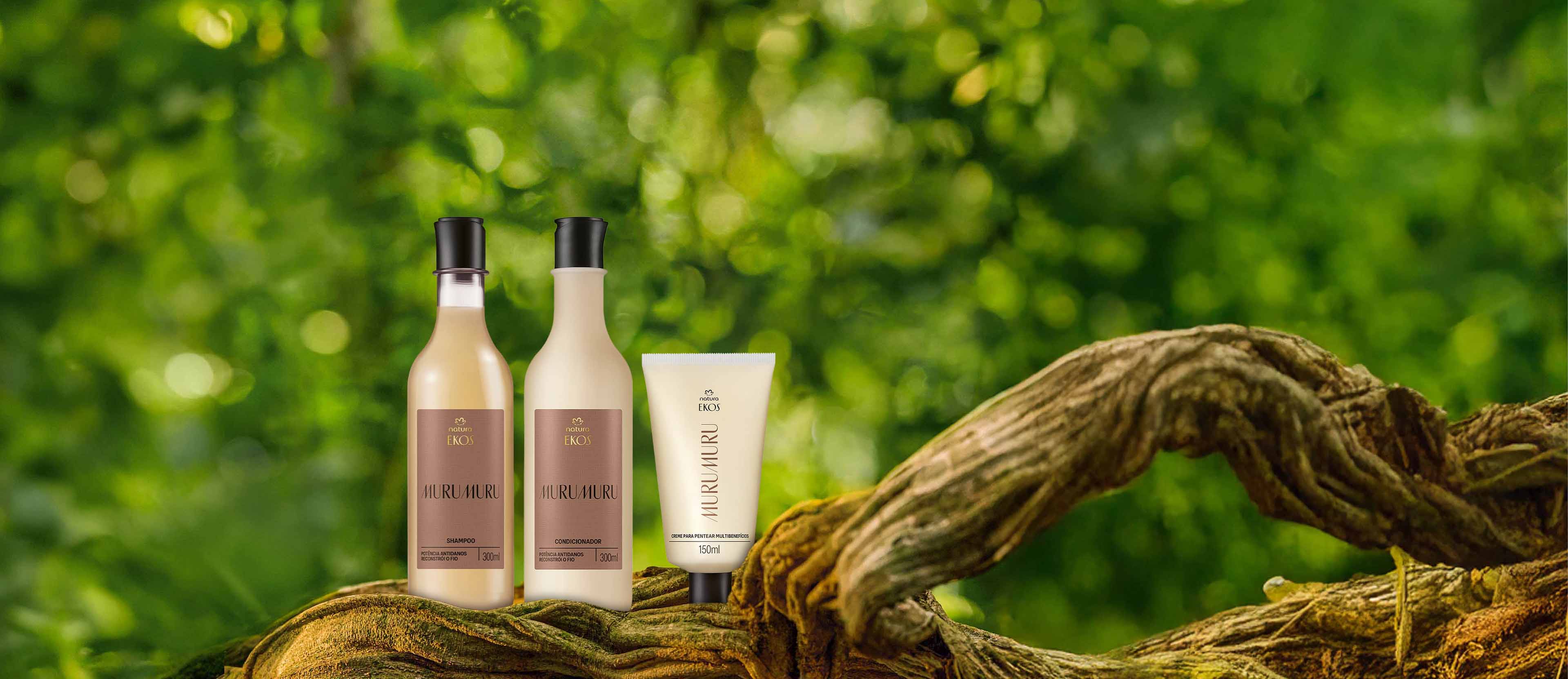 Kit Ekos Murumuru Shampoo, Condicionador e Creme para Pentear